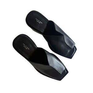 Rag & Bone Black Santiago Wedge Women Sandals Size 38 / 8